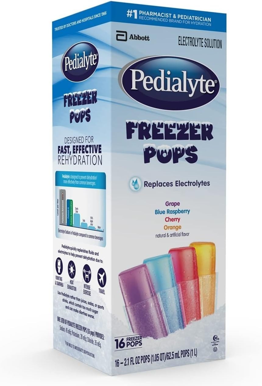 Pedialyte Freezer Pops (Honorable Mention)